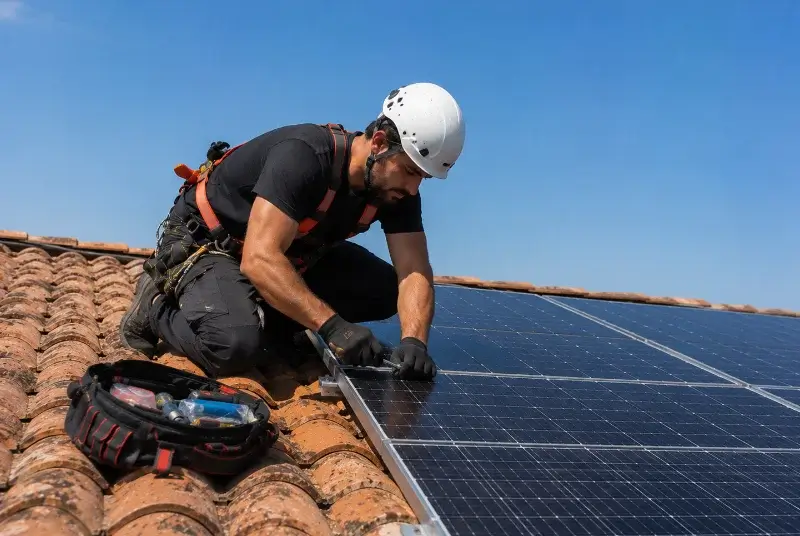Maintenance et monitoring de panneaux solaires à Néfiach